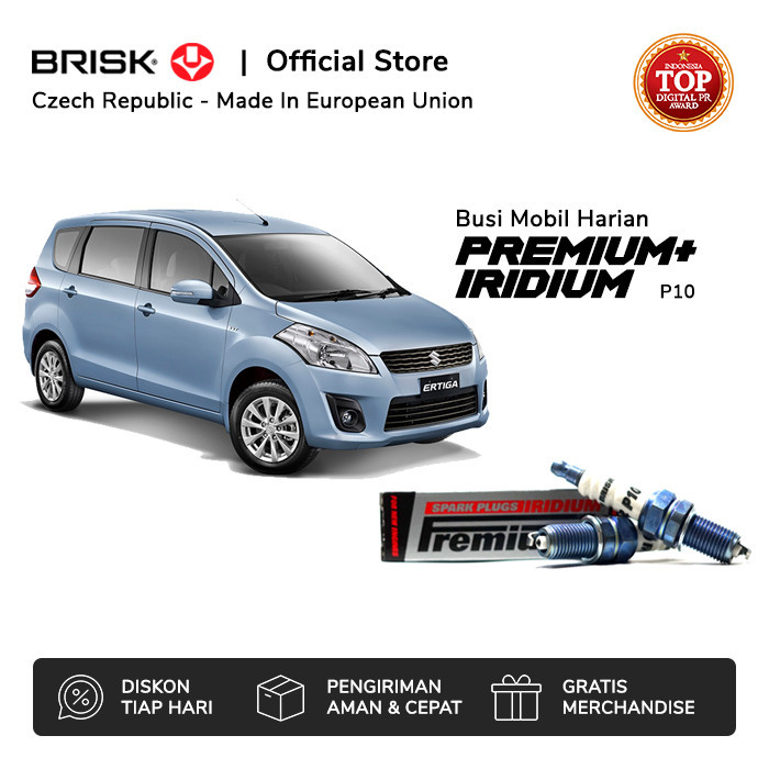 Busi Mobil Suzuki Ertiga Brisk Premium Iridium P10