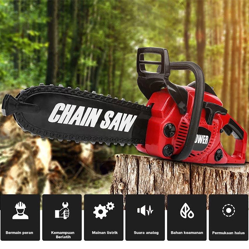Gratis Ongkir  Zctoy Mainan Simulasi Mesin Gergaji Mainan Chainsaw Elektrik Anak Untuk Anak Laki