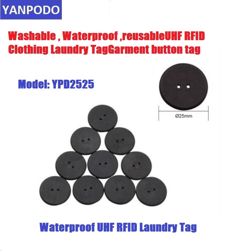 Yanpodo UHF RFID tag Texti Waterproof Laundry Label