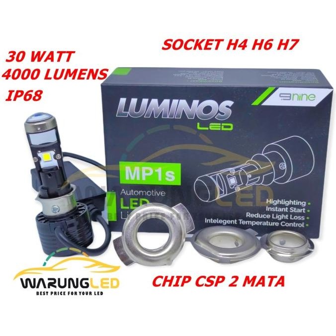 Lampu Led Mini Projector Mp1S 9Nine Luminos Original Super Terang