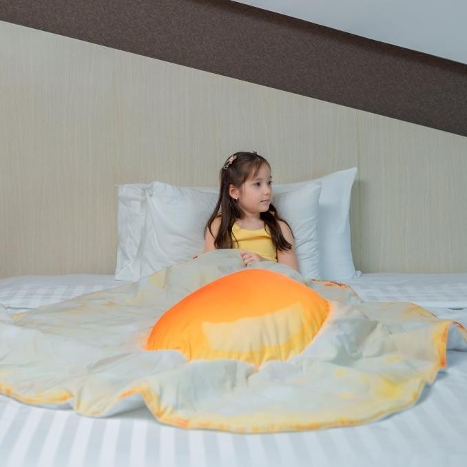 Selimut Dewasa Telor Ceplok (Telur Mata Sapi) Murah