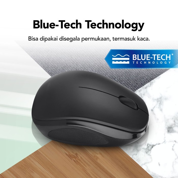 Micropack Wireless Mouse Blue Tech Rechargeable (BT-751C)