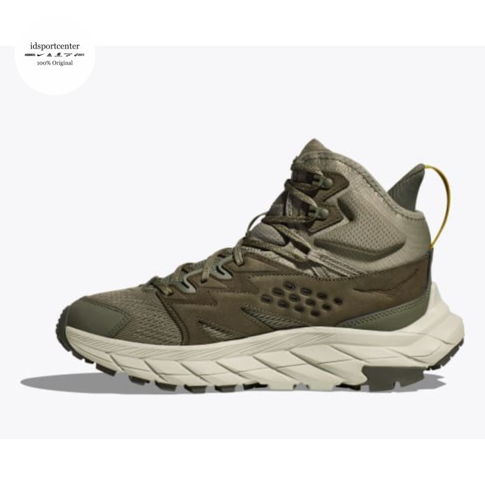 Hoka Anacapa Breeze Mid Mens Hiking Shoes - Olive Haze / Celadon Tint