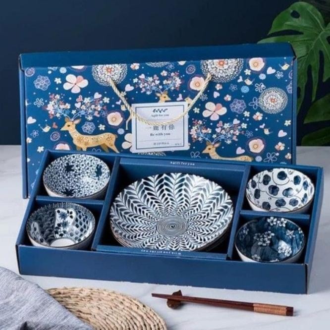 JAPANESE SET TABLEWARE / PIRING SET JEPANG / JAPANESE HAMPERS BOWL