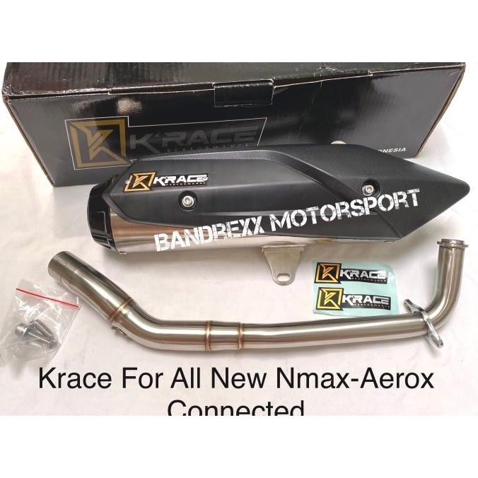 Knalpot Krace Standar Racing Stainless Steel All New Aerox Connected