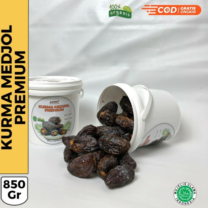

Kurma Medjool jumbo california 850gr Kemasan Ember - kurma medjol