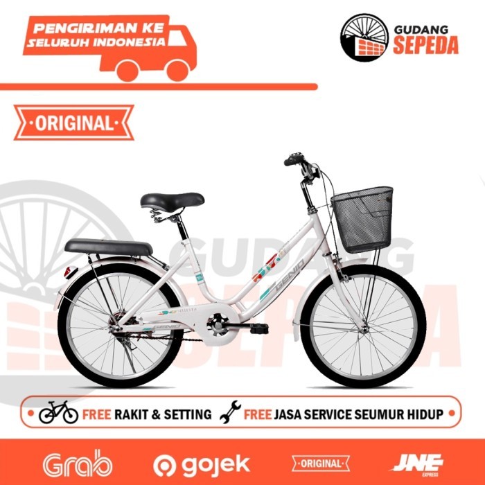 Sepeda Keranjang Dewasa CTB Genio United CELESTA Urban Garansi SNI
