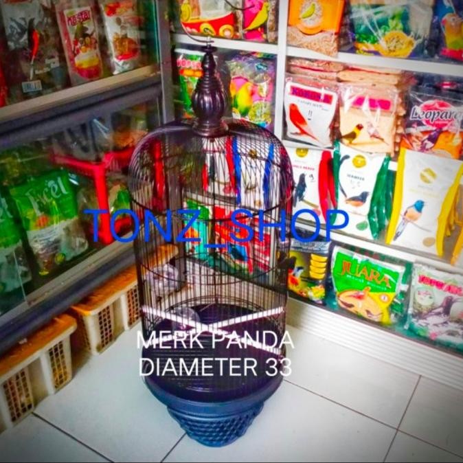 Sangkar Kandang Burung Lovebird Besi Tebal Merk Panda (Gojek/Grab) Original Dan Terlaris