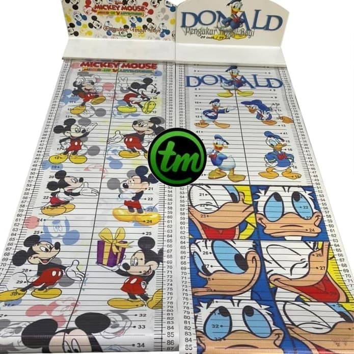 TERLARIS! Pengukur Panjang Badan Bayi Banner Karakter Alat Ukur Tinggi Bayi