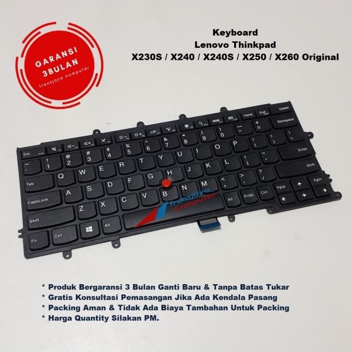 Produk Baru Keyboard Lenovo ThinkPad X230S X240 X240S X250 X260 X270