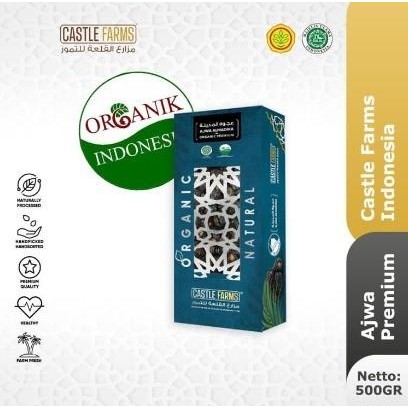 

ORGANIK KURMA AJWA PREMIUM JUMBO NABI MADINAH CASTLE FARMS 500