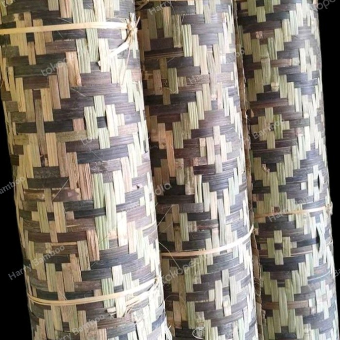 Bilik Motif Bilik Bambu Gedek Bambu 23 M Terlaris