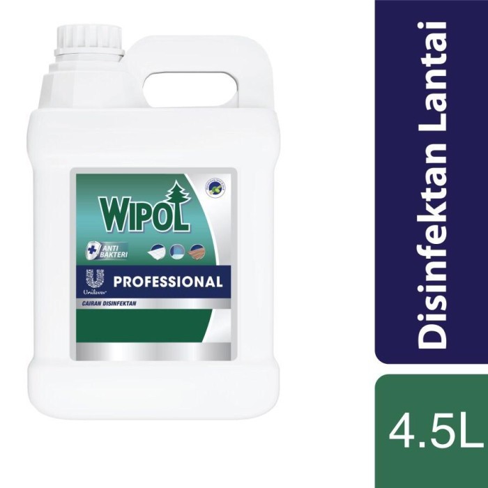 

TERBARU Wipol Professional Disinfektan Bkc Pembersih Lantai Sereh Jeruk 5 L