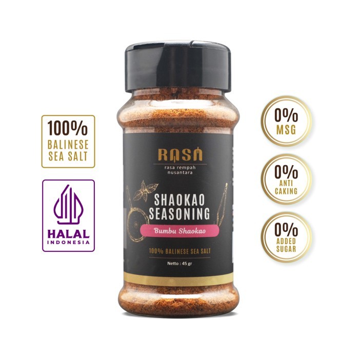 

PROMO SPECIAL RASA - Dry Rub - Shaokao Seasoning / Bumbu Shaokao - Bumbu Marinasi Kering Rendah