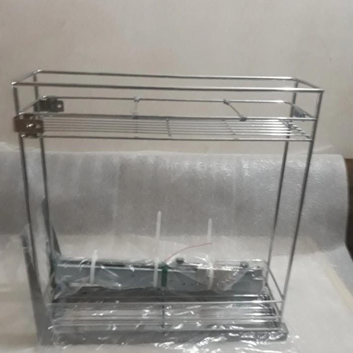 

BIG SALE Rak botol dan bumbu VITCO XC-27316 SM Stainless Steel kabinet 200 mm