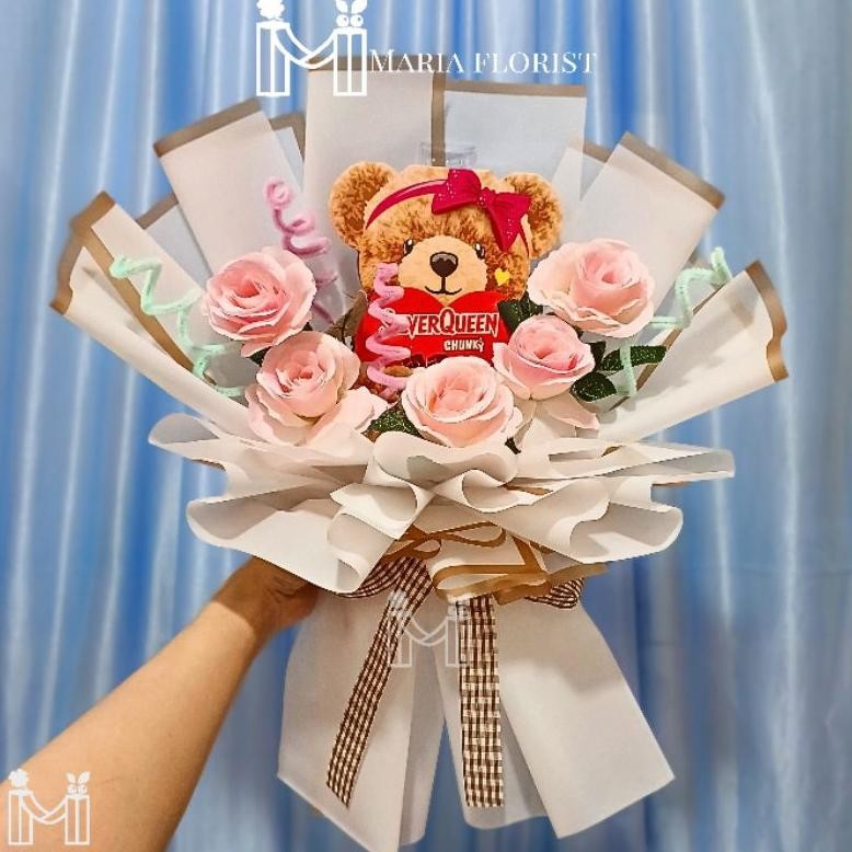 

CR - Buket Bear Silverqueen - Buket Anniversary - Buket Coklat Bear Silverqueen - Buket Chungky Bar - Buket Valentine TERLARIS