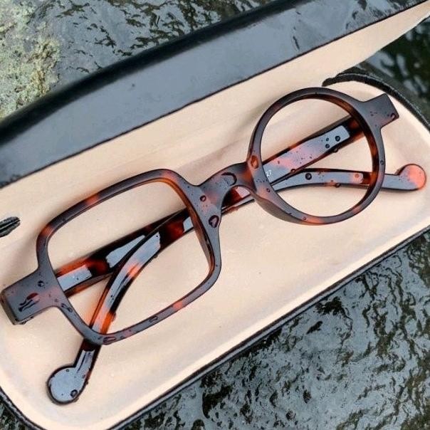 Kacamata kotak bulat photocromic Minus Plus cylinder antiradiasi