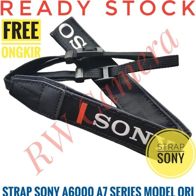 Strap Sony A6000 A7 A7Ii A7Iii Tali Kamera A6300 A6400 Model Ori Asli