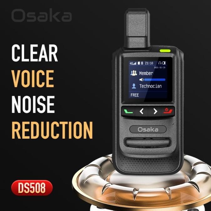 Terbaru Ht Poc Osaka Mini Walkie Talkie 4G Server Permanen