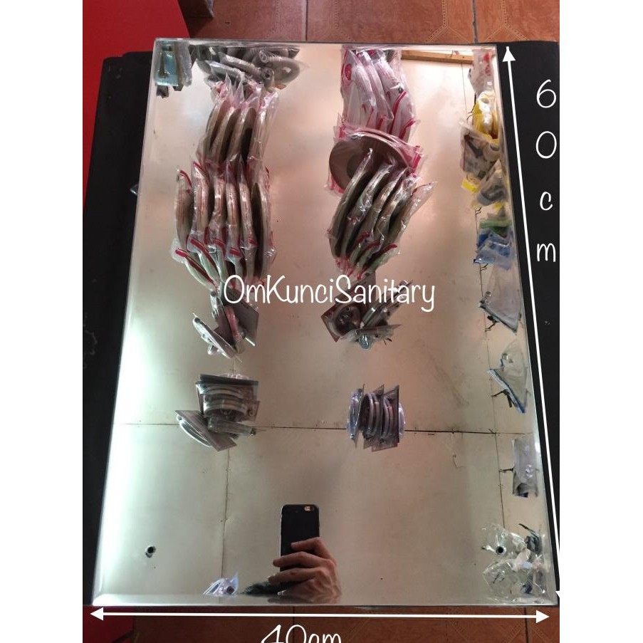 Cermin Kamar Mandi Kotak Cermin Kaca Wastafel Kotak Polos Plangset