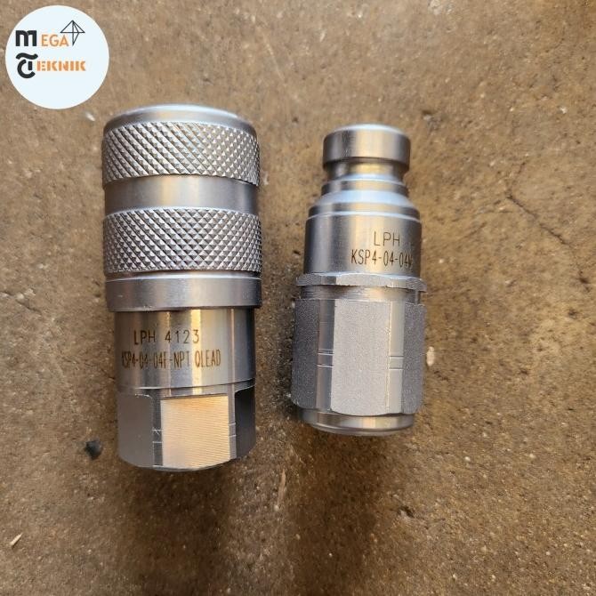 Quick Coupler Hydraulic 1/4" Flat Face / Quick Coupling 1/4"Flat Face