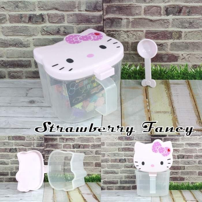 

HEMAT Tempat Gula & bumbu Serbaguna Hello Kitty D4171