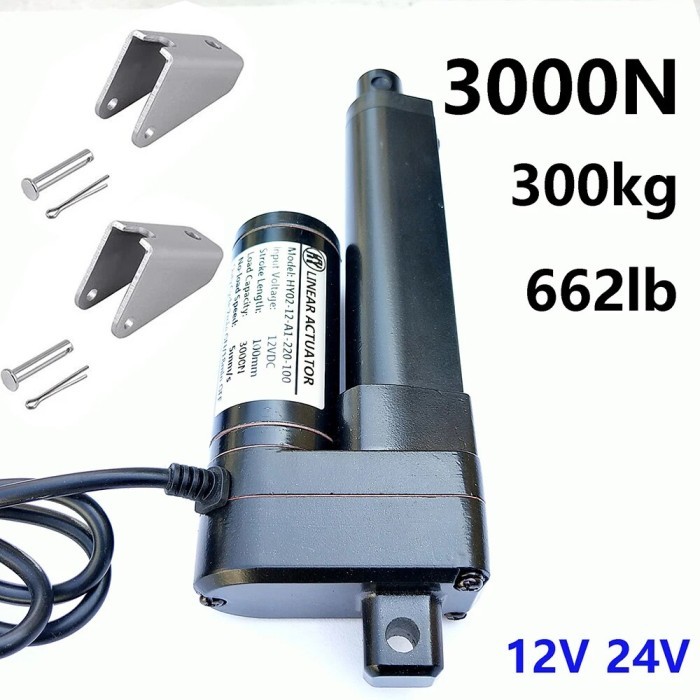 ELECTRIC LINEAR ACTUATOR LINEAR MOTOR MOVING DISTANCE STROKE DC 12V