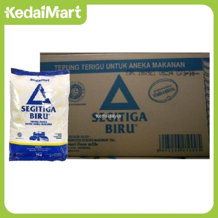 

Terbaru Tepung Terigu Segitiga Biru 1 Kg Dus