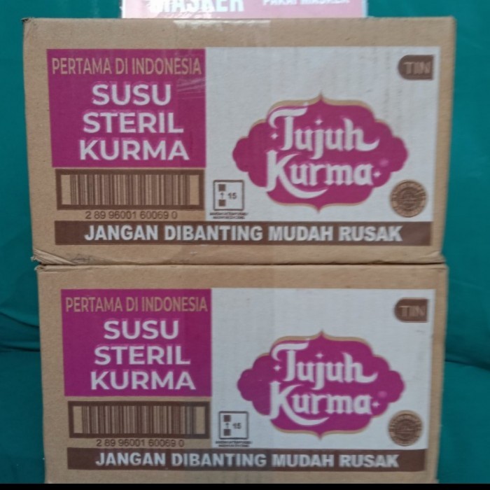 

Terlaris Susu Tujuh Kurma Susu Steril Kurma 7 Kurma 200 Ml - 12 Kaleng