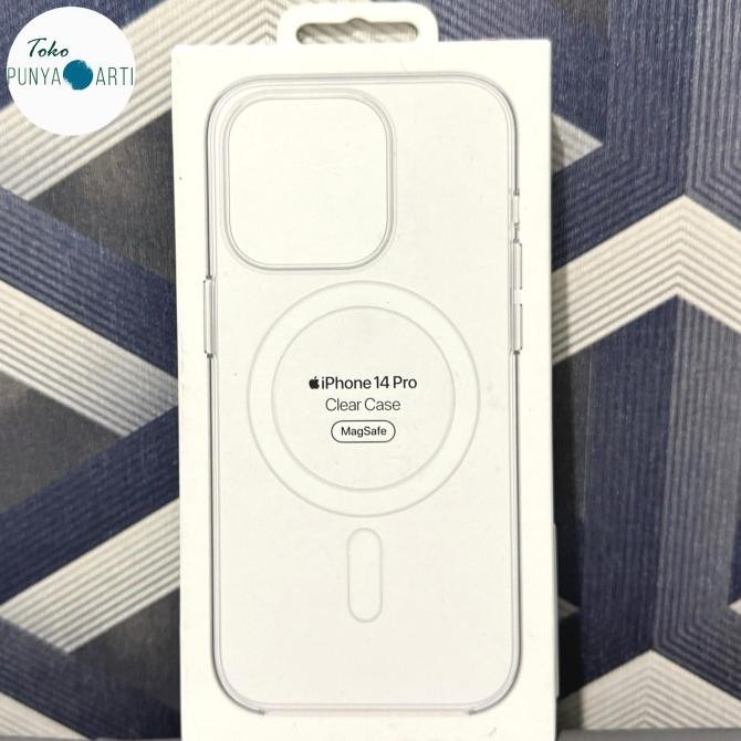 TERMURAH - Apple Clear Case iPhone 14 Pro Magsafe Official New Original Resmi iBox
