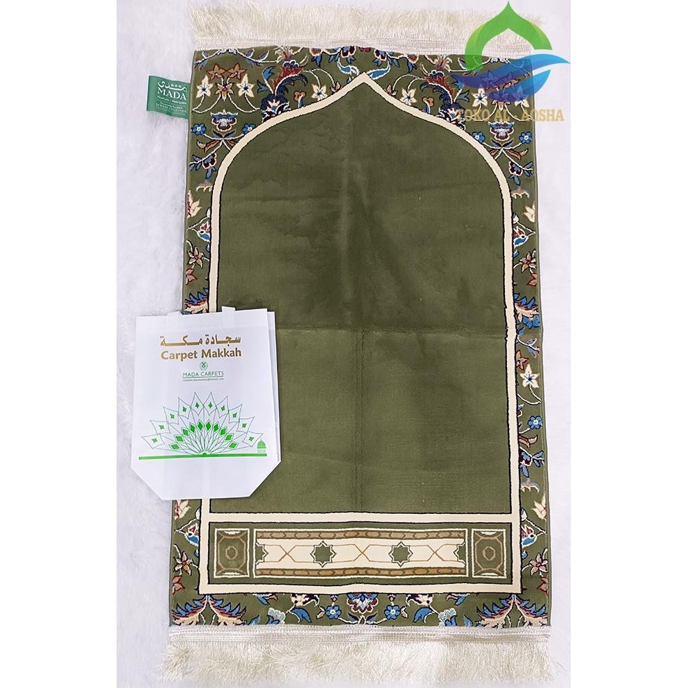 Sajadah Al Rawda Imam Makkah Hijau - Original lembut dan halus
