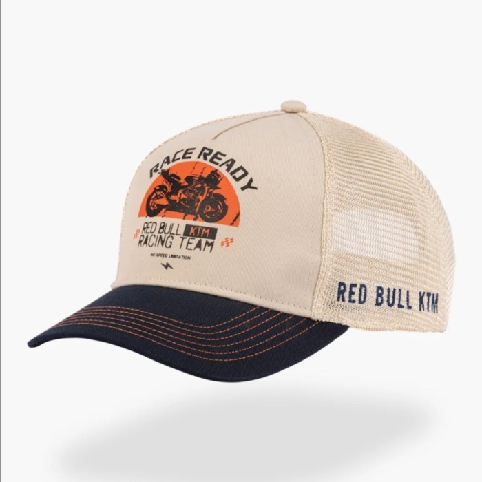 Red Bull KTM MotoGP Cruise Trucker Cap. Topi Unisex