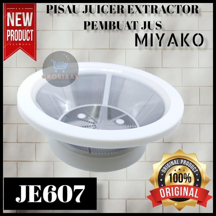 PISAU Juicer Extractor MIYAKO JE607 JE 607 Pengejus Pembuat Jus