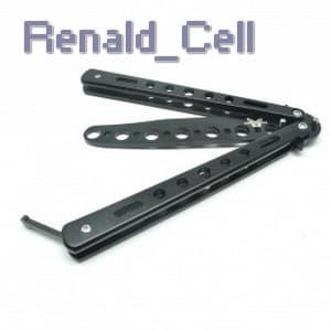 Benchmade Balisong Pisau Lipat Training Portable Knife C27 Black