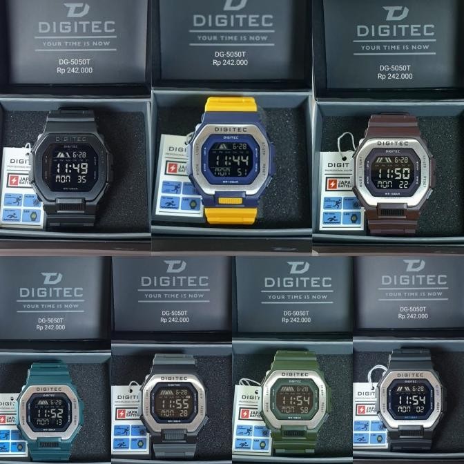Jam Tangan Pria Digitec Dg5050 Dg 5050 Dg 5050T Original