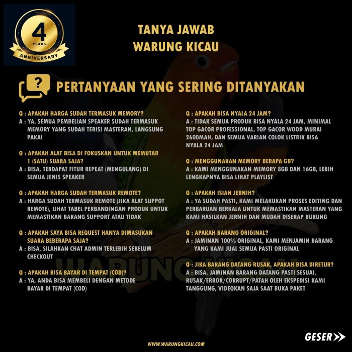 Masteran Burung Digital Full Player Kicau Cililin Tengkek Buto Murah