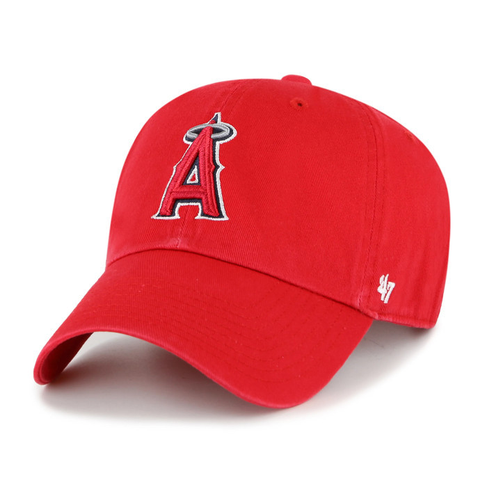 Topi Original 47 Brand Clean Up Los Angeles Angels Red