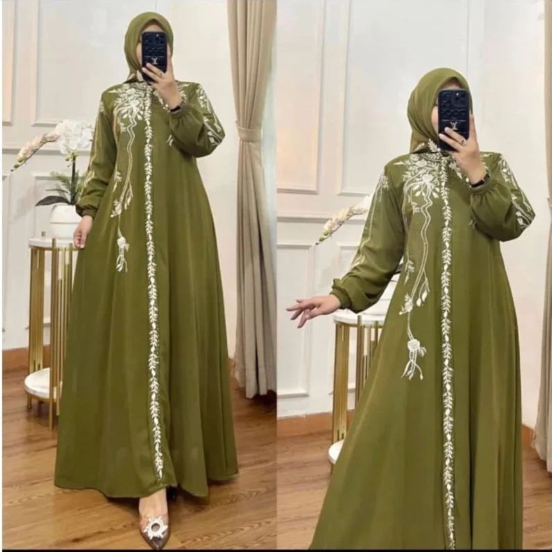 Gms Cwe Ibu Ibu Wnta Syar I Ghames Gamies Jatuh Jubah Pengajian Pakean Juba Hamis Gaun Gamis Modern 