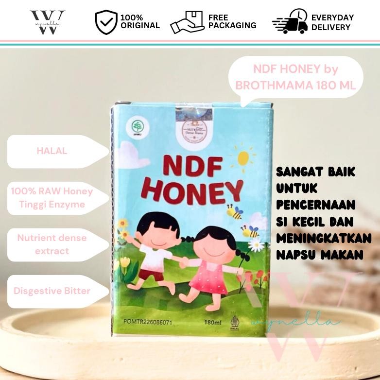 

NDF Honey by Broth Mama Meningkatkan Napsu Makan Memperbaiki Pencernaan