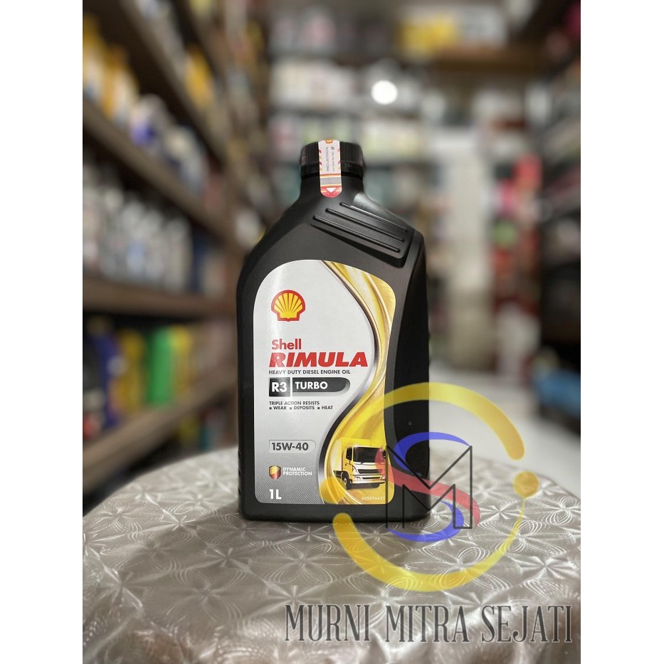 Shell Rimula R3 Turbo Diesel Oil Oli Sae 15W-40 R 3 15W40 15 W 40 1 L