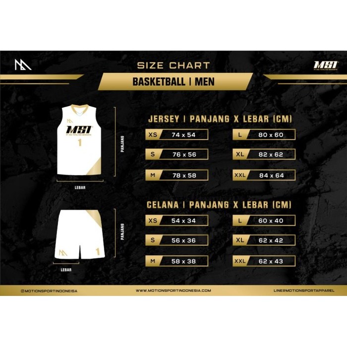 Jersey Basket MSI - THREEPEAT DBL SMA 70 BULUNGAN HOME