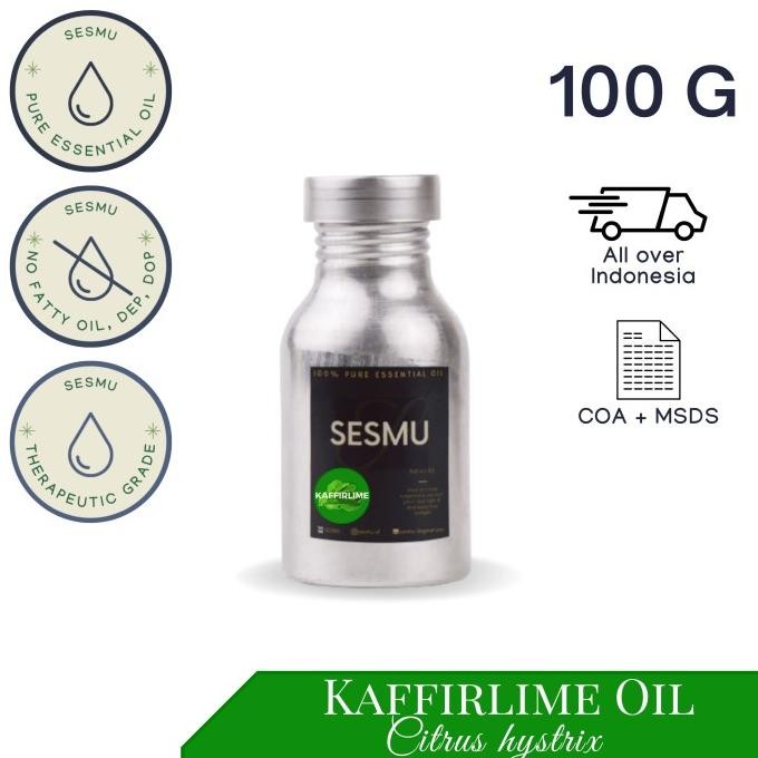 

SALE! 100 GR (110 ML) KAFFIR LIME (JERUK PURUT) 100% PURE ESSENTIAL OIL