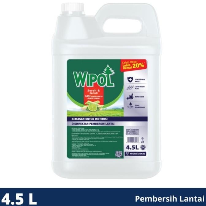 

SALE! WIPOL PROFESSIONAL DISINFEKTAN PEMBERSIH LANTAI SEREH JERUK