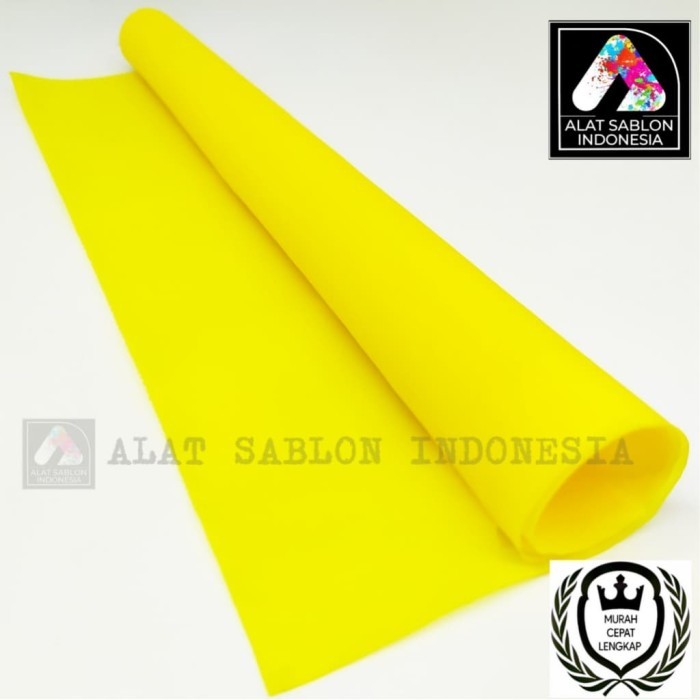 KAIN SCREEN SABLON T120 KUNING