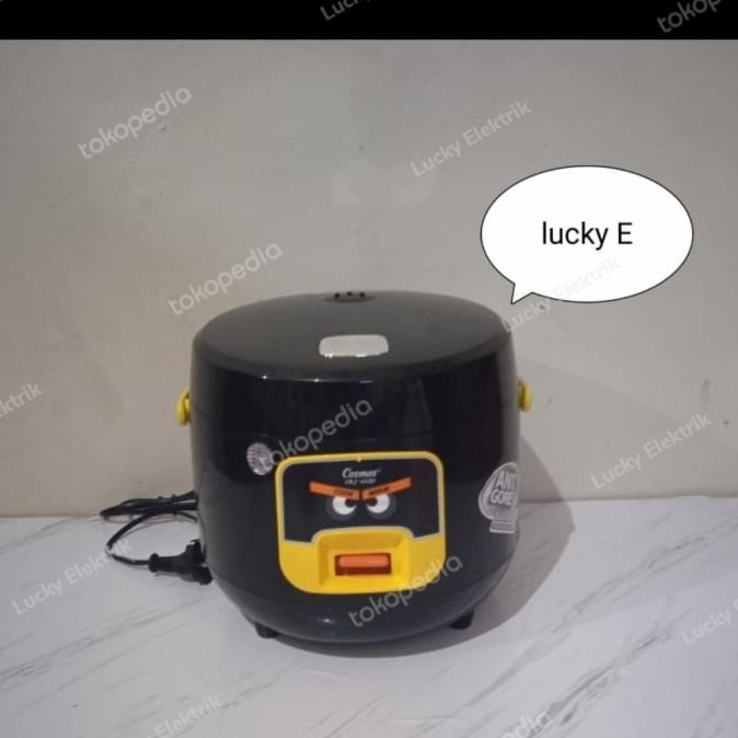 Cosmos Rice Cooker Mini 0.8 Liter 3In 1 Crj 6601 Mcom Kecil.Hitam