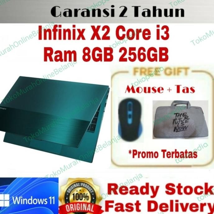 Infinix Laptop X1 Core I3 8/256 8Gb 256Gb Garansi Resmi Notebook