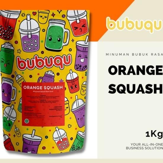 

SALE! BUBUQU POWDER DRINK ORANGE - BUBUK MINUMAN JERUK 1 KG