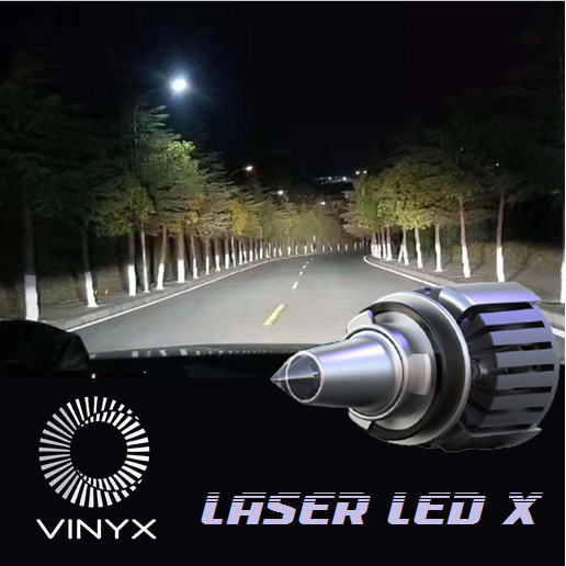Promo Lampu Led Mobil Laser X 50W H1 H7 H11 Hb3 Hb4 D2 D4 H1R Vinyx Ca