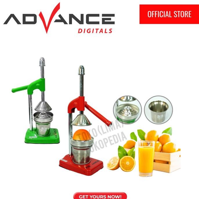 

SALE! ALAT PRESS JERUK ADVANCE HJ 370 PERAS JERUK STAINLESS STEEL HAND JUICER LEMON ORANGE