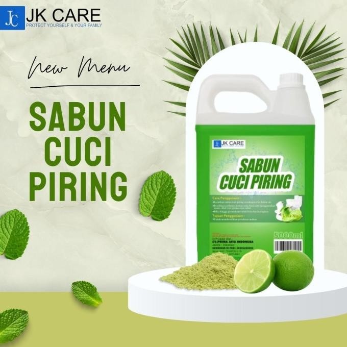 

SALE! SABUN CUCI PIRING 5 LITER POWERCLEAN - AROMA JERUK NIPIS (OJOL)